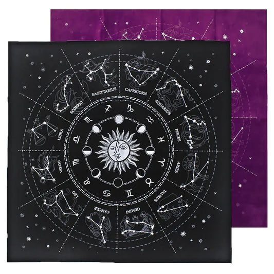 Astrology Tarot Cloth for Zodiac Love and Career Guidance