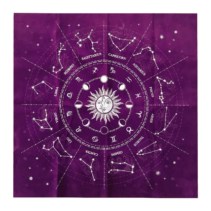 Astrology Tarot Cloth for Zodiac Love and Career Guidance