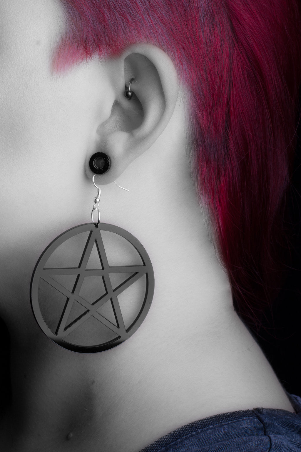 Carman Pentagram Earrings-0