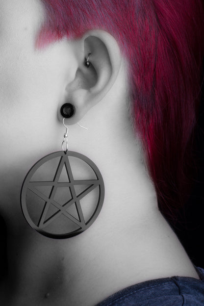 Carman Pentagram Earrings-0