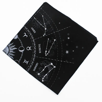 Astrology Tarot Cloth for Zodiac Love and Career Guidance