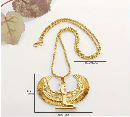 Egyptian Goddess Wings Pendant