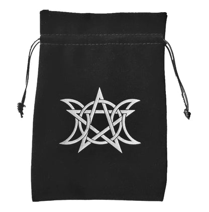 Velvet Tarot Bag Valknut (Large) 13x18cm (Single Item)