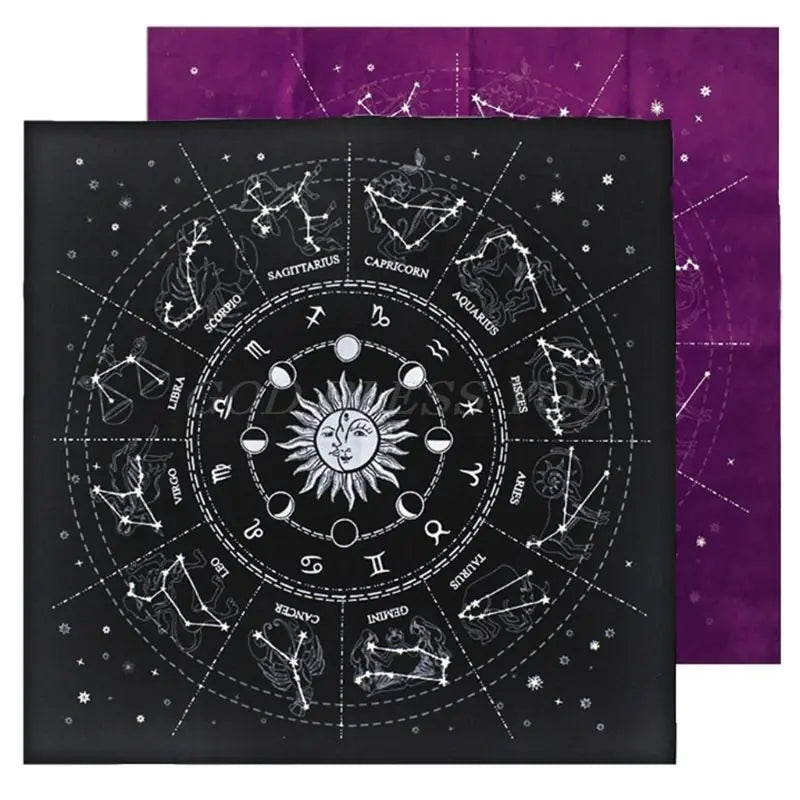 Astrology Tarot Cloth for Zodiac Love and Career Guidance