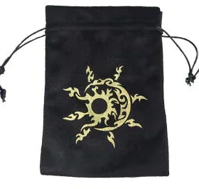 Velvet Tarot Bag Valknut (Large) 13x18cm (Single Item)