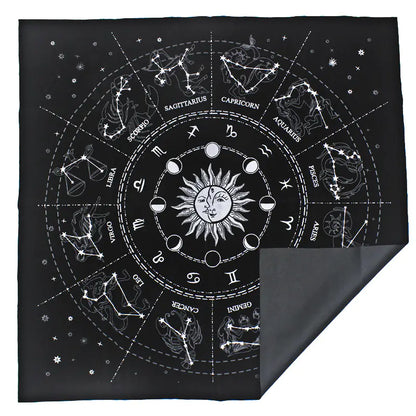 Astrology Tarot Cloth for Zodiac Love and Career Guidance